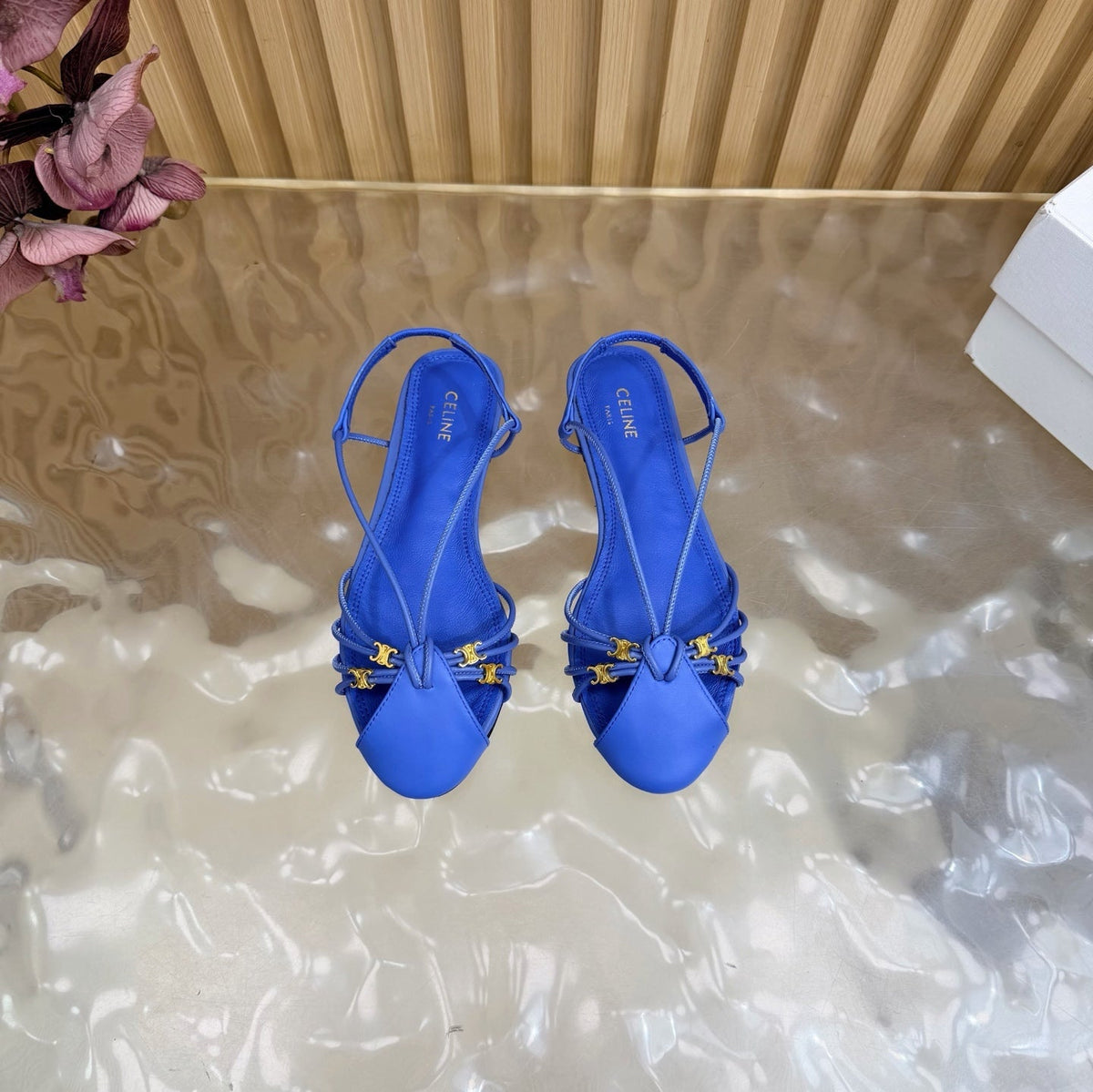Celine 2026 Arc de Triomphe Cocktail Sandal Calfskin 228222