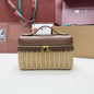 Loro Piana 2026 Extra Pocket L19 East-West Wicker Bag Canvas Calfskin