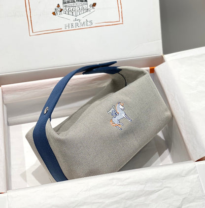 High-end Hermes 2026 Bride-a-Brac Case 25cm Canvas 3