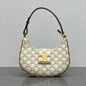 Celine 2026 Ava Bag 23cm Triomphe Canvas White Calfskin