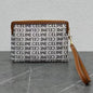 Celine 2026 Pouch With Strap 24cm White Tan Textile Calfskin 281834