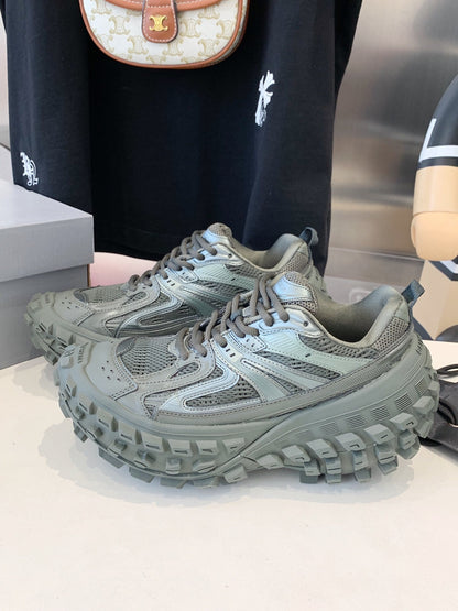 CHUNKY SNEAKERS IN MANTLE GRAY POLYURETHANE, POLYESTER AND NYLON