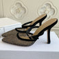 Dior 2026 Capture Heeled Mule 100mm Mesh 884749