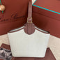 LP 2026 Bobbin Bucket Bag Natural/Caramel Sugar/Sun Gold Cotton Leather