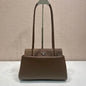 Prada 2026 Passage Bag 28cm Brown Leather 282814