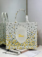Dior 2026 Book Tote Bag With Buttercup Dior Embroidery Canvas