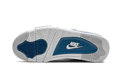 Nike Air Jordan 4 Military Blue White Suede