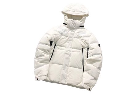 Moncler Technical Down Jacket White