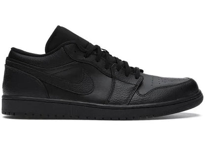 Nike Air Jordan 1 Low Triple Black Cowhide