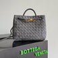 BV 2026 Andiamo 25cm Bag Dark Grey Suede Leather