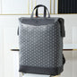 Goyard 2026 Cisalpin Backpack 43cm Grey Black Goyardine Canvas