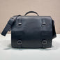 Prada 2026 Messenger Bag 34cm Black Leather