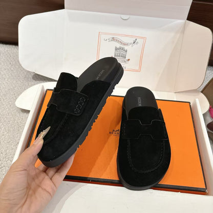 HM GO MULE SUEDE