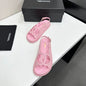 Chanel 2026 Double C Sandal Suede Lambskin
