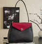 Chanel 2026 Shopping Bag 30cm Black Red lambskin