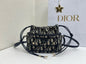 Dior 2026 Mini DiorTravel Bucket Bag 22cm Fabric Lambskin
