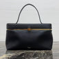 Celine 2026 Rectangle Bag 24.5cm Black Soft Calfskin