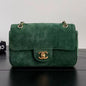 Chanel 2026 Flap Bag 20cm Suede Leather