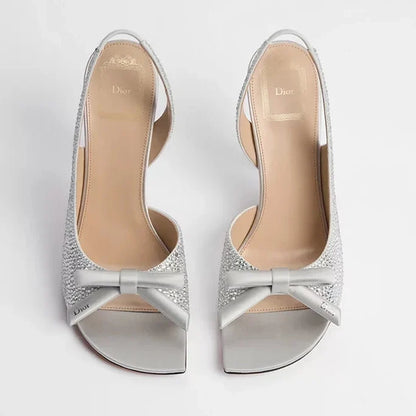 Dior 2026 Bow Heeled Slingback Sandal 607567