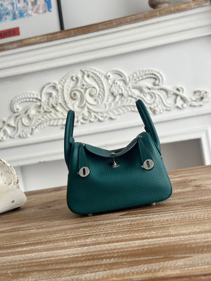High-end Hermes 2026 Lindy Bag 19cm Togo Leather 2