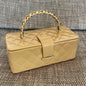 Chanel 2026 Vintage Large Rectangular Box Vanity Case 22cm Patent Calfskin