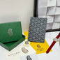 Goyard 2026 Grenelle Passport Cover 14cm Canvas Cowhide