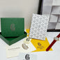 Goyard 2026 Grenelle Passport Cover 14cm Canvas Cowhide