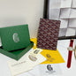 Goyard 2026 Grenelle Passport Cover 14cm Canvas Cowhide