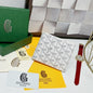 Goyard 2026 Victoire Bifold Wallet  11cm Canvas Cowhide