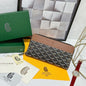 Goyard 2026 Mattignon Large Wallet 20cm Cowhide Canvas 138392