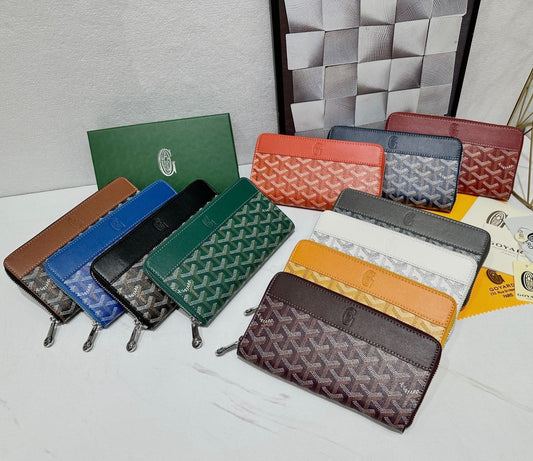 Goyard 2026 Mattignon Large Wallet 20cm Cowhide Canvas 138392