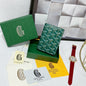 Goyard 2026 Saint-Marc Card Holder 10.7cm Cowhide Canvas 138404