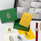 Goyard 2026 Saint-Marc Card Holder 10.7cm Cowhide Canvas 138404