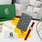 Goyard 2026 Saint-Marc Card Holder 10.7cm Cowhide Canvas 138404