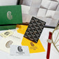 Goyard 2026 Saint-Pierre Card Wallet 11cm Cowhide Canvas 138416