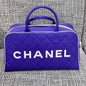 Chanel 2026 Bowling Boston Travel Bag 46cm Lambskin