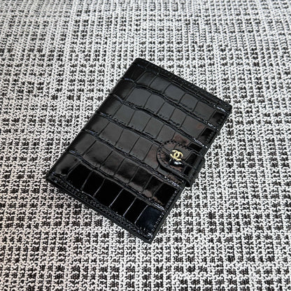 Chanel 2026 Wallet Multicolors Crocodile Embossed Leather