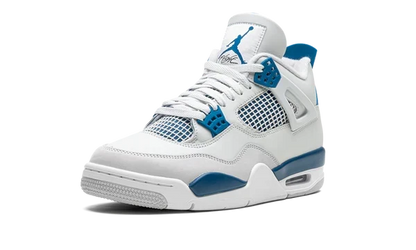 Nike Air Jordan 4 Military Blue White Suede