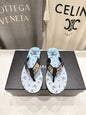 Chanel 2026 Thong Slipper Rubber Fabric 712991