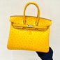 High-end Hermes 2026 Birkin 25cm Ostrich Leather