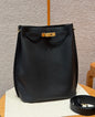 High-end Hermes 2026 So Kelly Bucket Bag 26cm Taurillon Clemence Leather