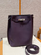 High-end Hermes 2026 So Kelly Bucket Bag 26cm Taurillon Clemence Leather