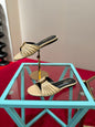YSL 2026 Mule Sandal Calfskin With Gold Logo 925308
