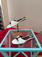 YSL 2026 Mule Sandal Calfskin With Gold Logo 925308