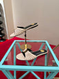 YSL 2026 Mule Sandal Calfskin With Gold Logo 925308