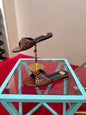 YSL 2026 Mule Sandal Calfskin With Gold Logo 925308