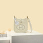 High-end Hermes 2026 Evelyne Bag 17cm Taurillon Clemence Leather 1