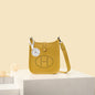 High-end Hermes 2026 Evelyne Bag 17cm Taurillon Clemence Leather 3
