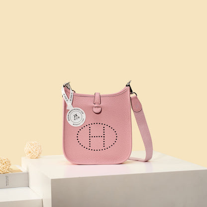 High-end Hermes 2026 Evelyne Bag 17cm Taurillon Clemence Leather 1