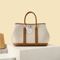 High-end Hermes 2026 Garden Party 30cm Bag Dutch Leather Canvas